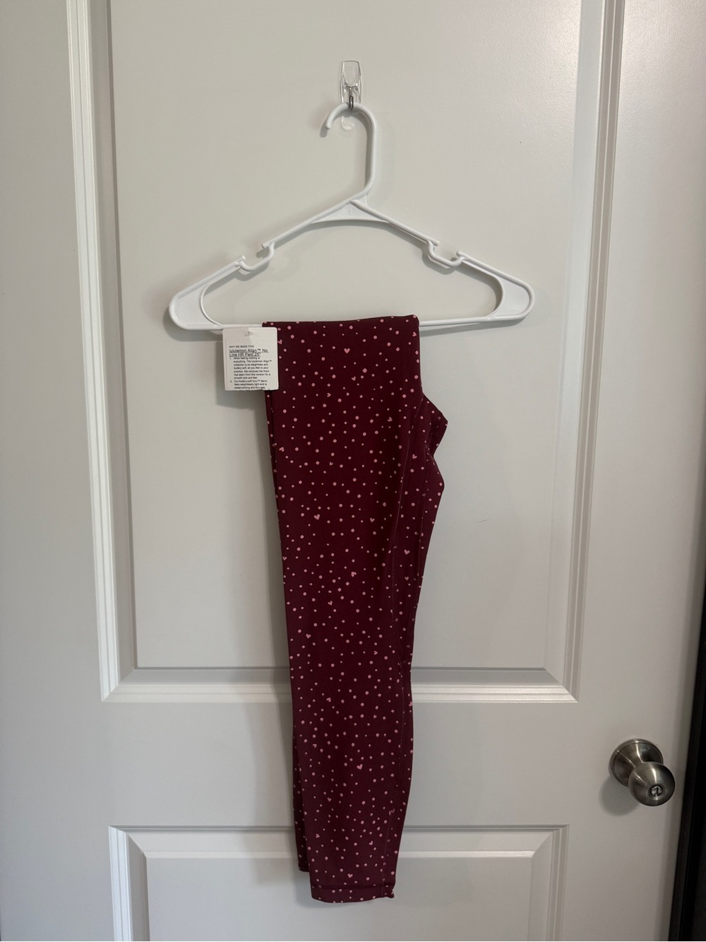 Lululemon Heart shaped polka Dot Leggings